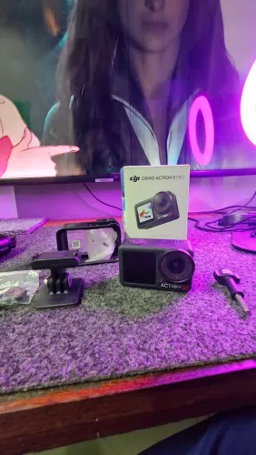 Dji osmo action 5 pro (não está se conectando com o app da Dji)