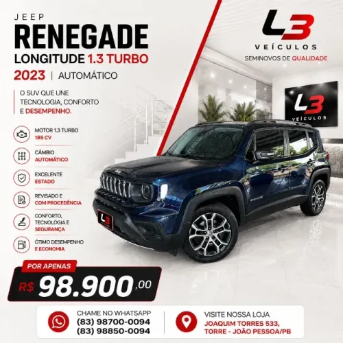 Jeep Renegade Long. T270 1.3 TB 4X2 Flex Aut. 2023