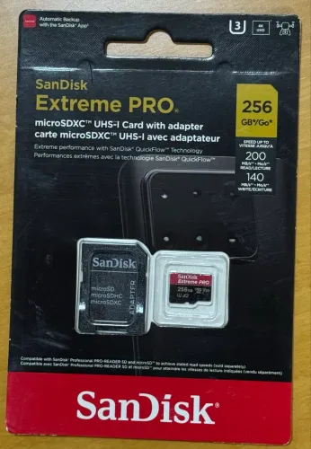 Cartão microSDXC? SanDisk Extreme PRO UHS-I - 256 GB