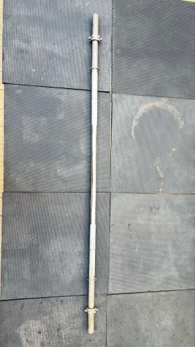 Barra reta com rosca maciça 1,50 cm