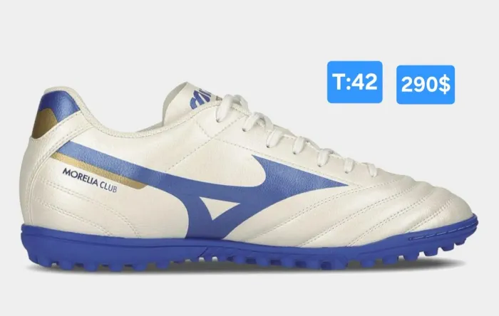 Chuteira Society da Mizuno Morelia Club branco original