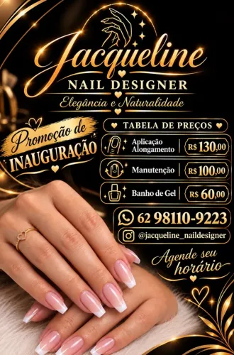 Alongamento de unha em Gel 30% desconto