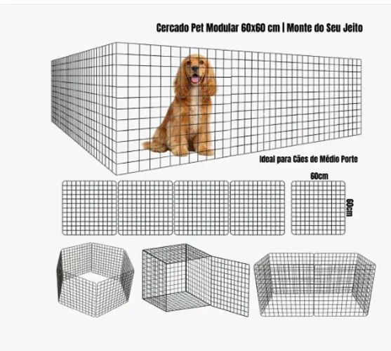Cercado Para Cachorro Módulos 60x60