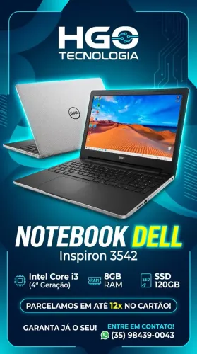 Vendo Dell Inspiron 15 3542 - bem conservado