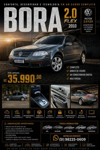Volkswagen Bora 2.0/ 2.0 Flex 8V Aut. 2010