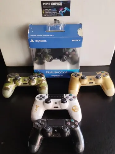 CONTROLES ORIGINAIS P/ PS4 C/ GARANTIA_ TESTAMOS TUDO NA HORA! SOMOS LOJA FÍSICA EM CAXIAS