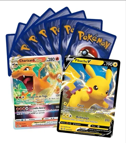 Coleção de 38 cartas Pokémon 2 ex e 11 brilhantes copag originais sem repetidas