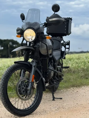 Royal Enfield Himalayan 411 Cinza - 2023/2024 - Última versão do modelo 411