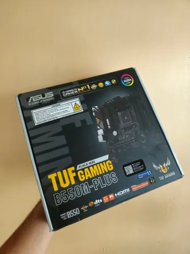 PLACA MÃE AMD ASUS TUF B550M-PLUS AM4 RYZEN - NOVA COM GARANTIA