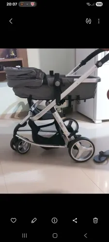 Carrinho mobi com bebe conforto safety 1st usado