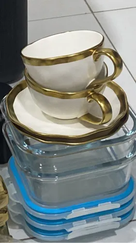 Pratos de porcelana marca Wolff 