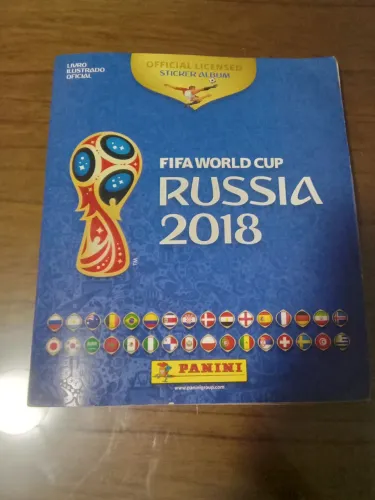 Album de figurinhas Copa do Mundo 2018 completo