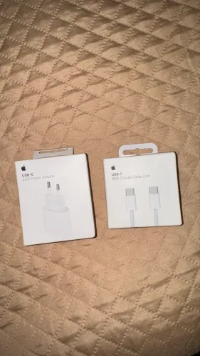 Kit carregador completo APPLE ORIGINAL USB-C