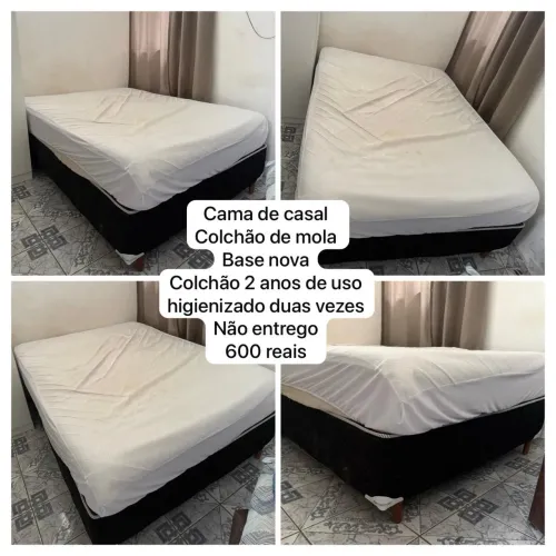 Guarda roupa/cama de casal/ventilador/utencilhos