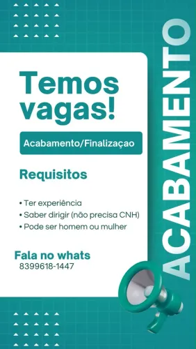 Vaga em Lava Jato ?ACABAMENTO?