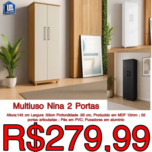 Armário multiuso entrega rápida frete grátis