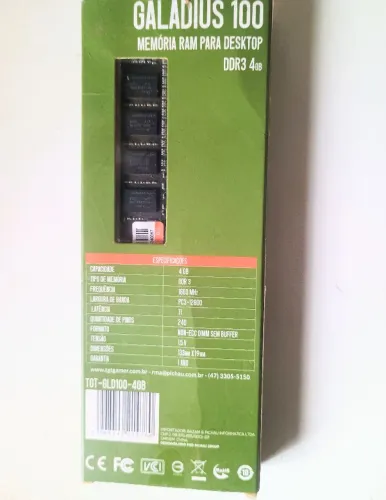 Memória 4gb DDR3 em Estado de nova