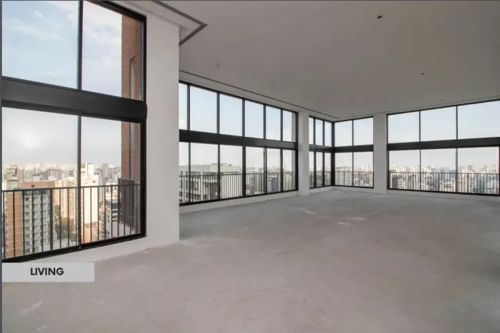 Cobertura, com 4 suítes, à venda, 688 m² Pé-direito duplo e vista 360° em Moema