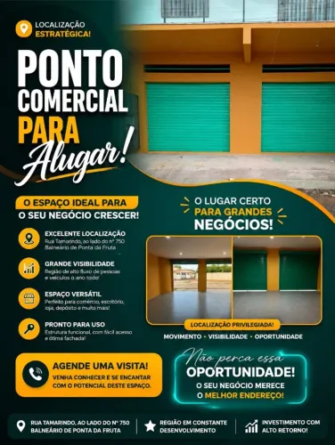 PONTO DE COMÉRCIO EM PONTA DA FRUTA