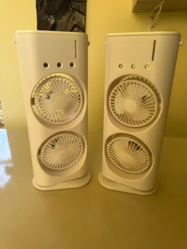 Vendo Ventilador e Umidificador Portátil Duplo