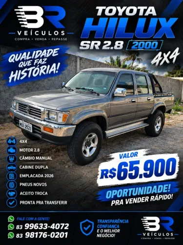 Toyota Hilux CD SR5 4X4 2.8 Diesel 2000