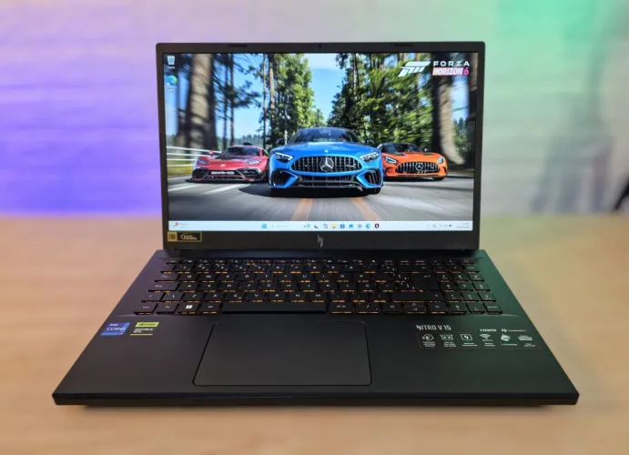 Notebook Gamer Nitro, i7 13th, RTX 4060 8GB, 16GB RAM, SSD NVMe 512GB, Tela 15,6 165Hz