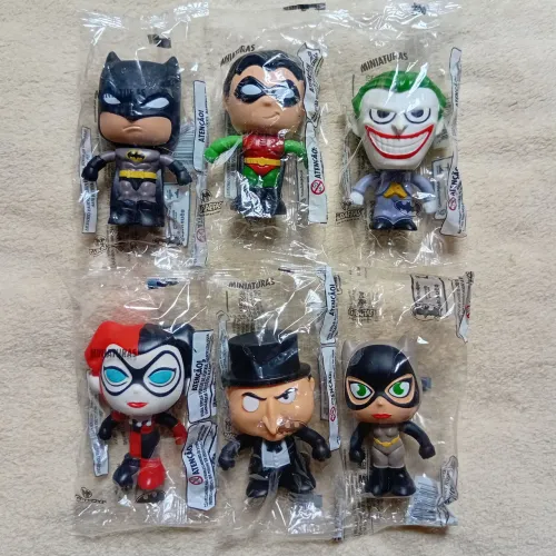Coleção Completa 6 Figuras Originais Batman The Animated Series A Série Animada Giraffas