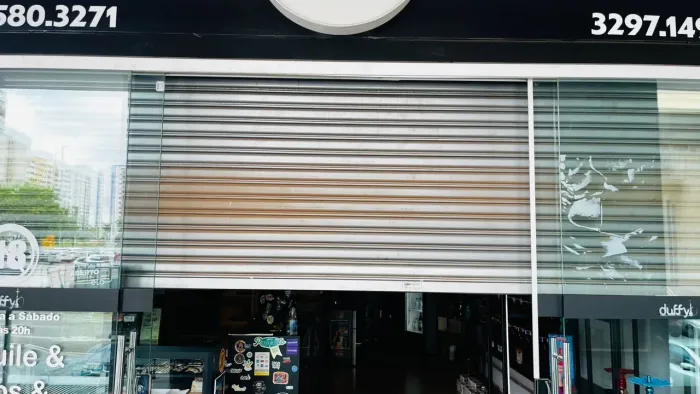 Porta de enrolar automática 