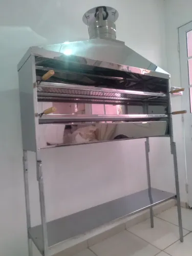 CARRINHO GRANDE DE CHURRASCO ESPETOS PROFISSIONAL NOVO COMPLETO