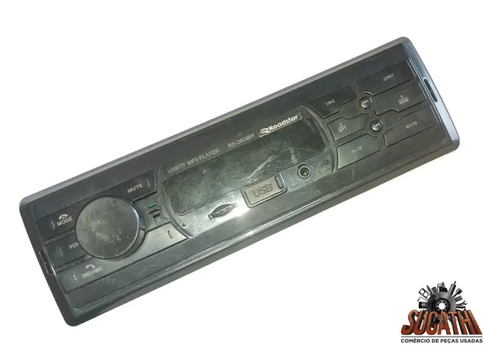 Radio Automotivo Roadstar Bluetooth Fm Usb Led Aux Sd Rs2604