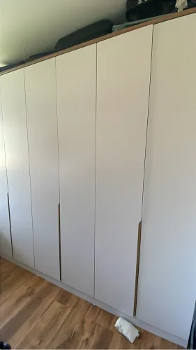 Guarda-roupa Abracasa 6 portas branco