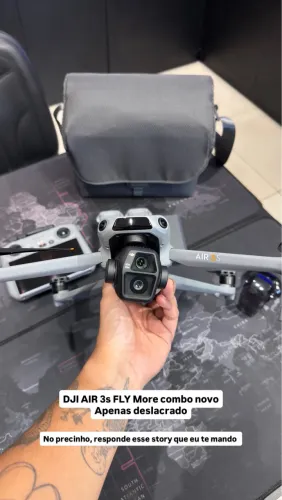 Drone DJI Air 3 S Fly More Combo Seminovo