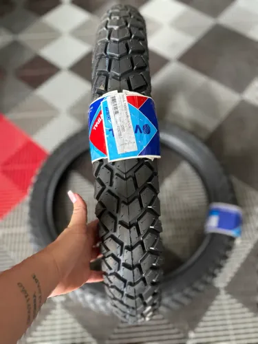 Pneu dianteiro 90/90R19 Tr300 Vipal (montagem grátis)