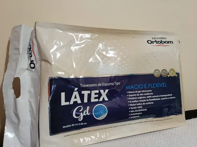 Travesseiro Ortobom Original Gel Látex