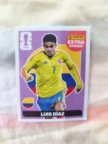 Figurinha lilás Luis Diaz