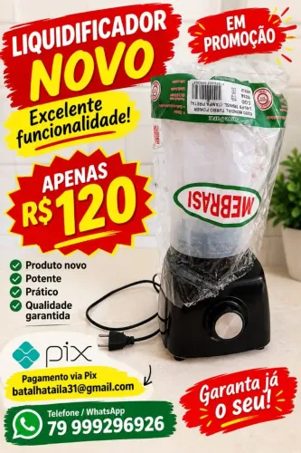 Liquidificador copo novo na promoção