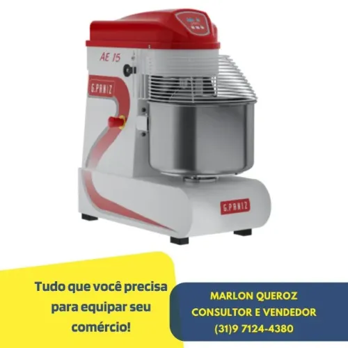 Amassadeira Espiral 15 Quilos G.Paniz Novo