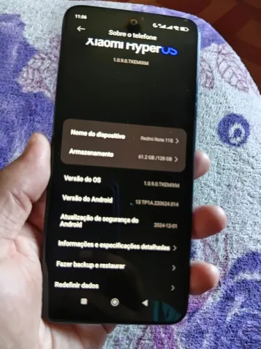 Troco Redmi note 11s (tanque de guerra) em celular bom tbm da Motorola ou Samsung!
