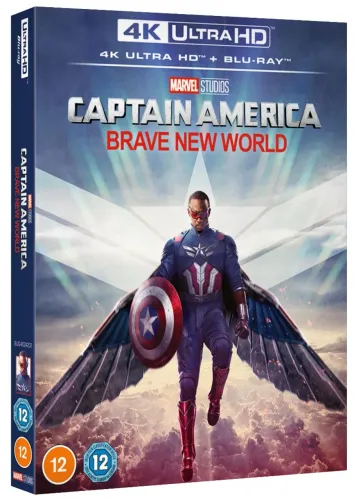 DVD Capitão América: Admirável Mundo Novo 4K ou Versão Digital. 