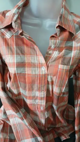 Camisa xadrez linda feminina