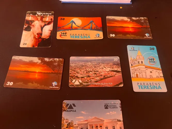 Cartões telefônicos para colecionador