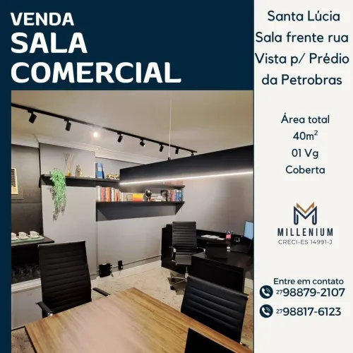 Sala Comercial para Venda em Vitória, Santa Lúcia, 1 banheiro, 1 vaga