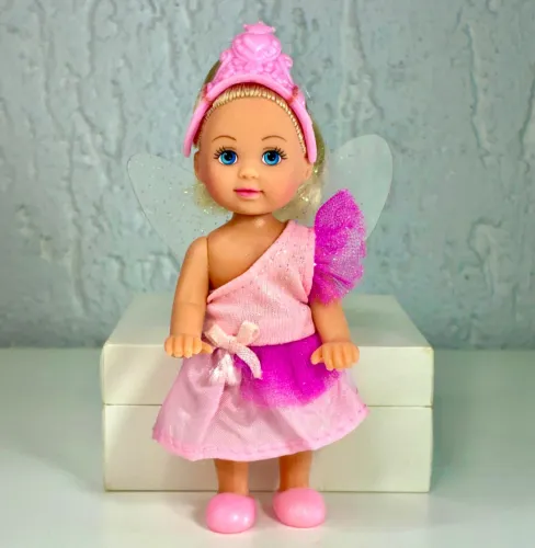boneca evi simba bailarina com asas miniatura original coleção antiga