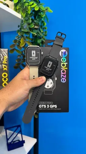 Smartwatch Zeblaze GTs3 Com GPS Integrado + Pulseira extra de nylon (Novo com Garantia) 