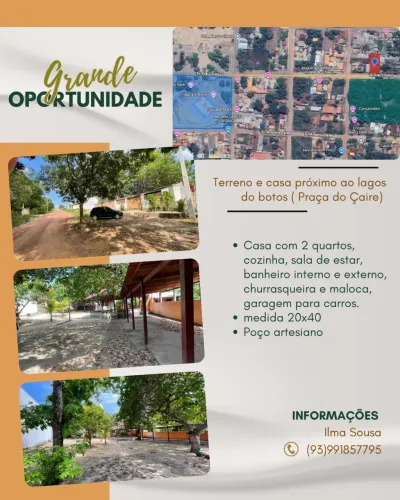 Vendo casa + terreno em alter do chão 