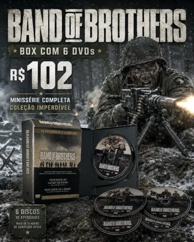 BOX DVD COM 6 DISCOS - BAND OF BROTHERS