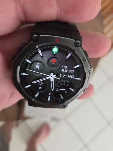 Smartwatch Amazfit T-Rex 3 Impecável | Com Fatura e Bracelete Extra