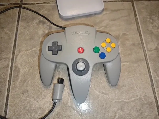 Controle Cinza Nintendo 64 Original OEM