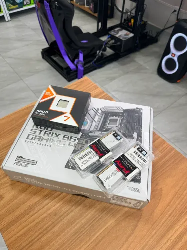 KIT RYZEN 9800X3D + B650 ROG + 32GB fury