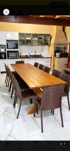 Cadeiras rattan 8 unidades